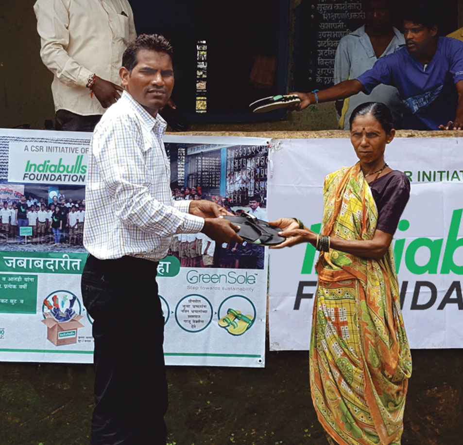 Green Soles distributed by Indiabulls Foundation