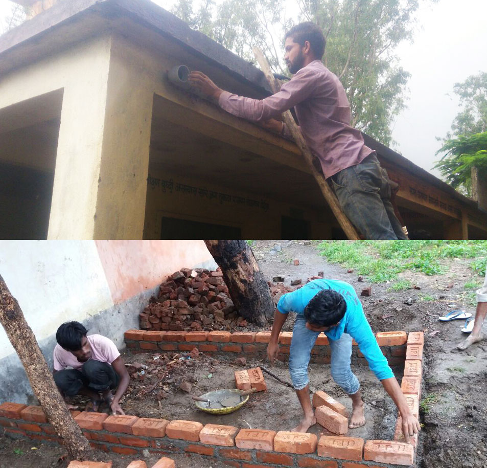 Rainwater Harvesting Installation by Indiabulls Foundation